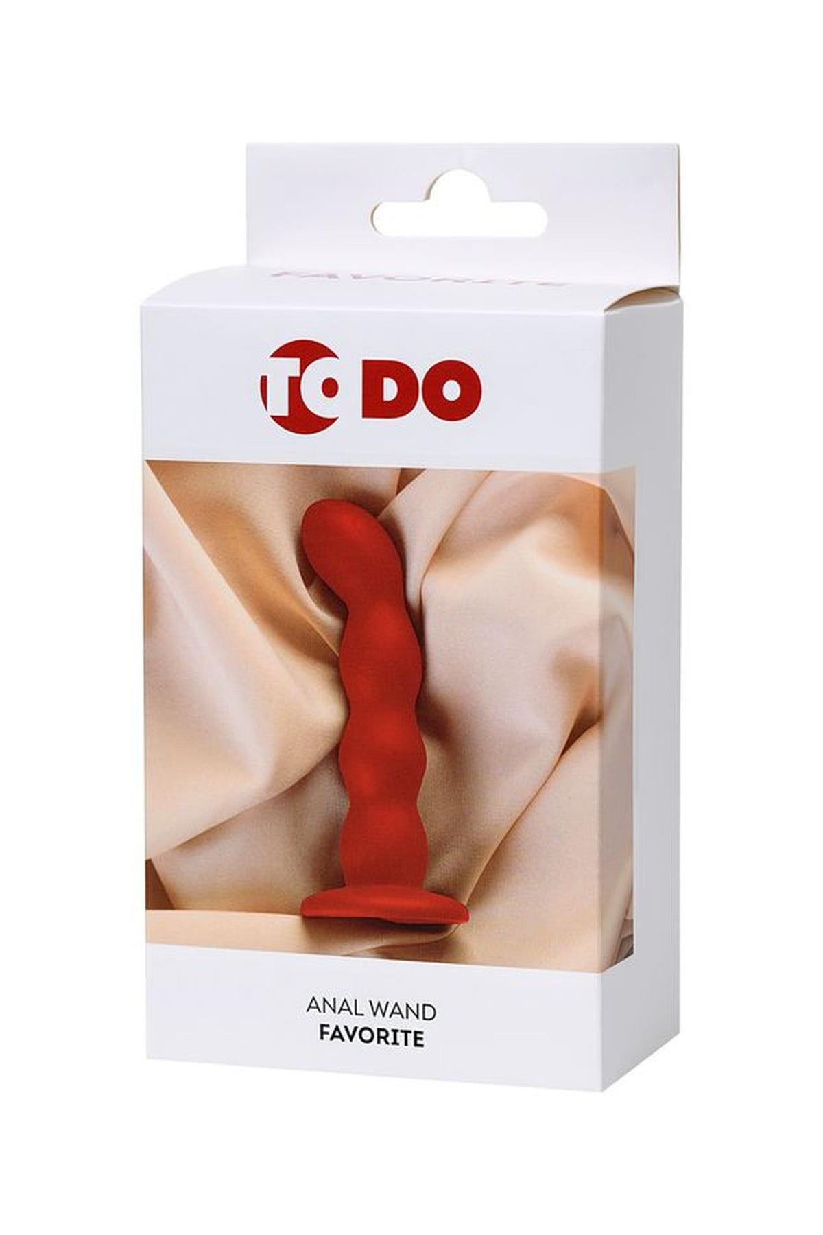 4-Dildo analne małe faliste czerwone Favorite ToDo z przyssawką-4