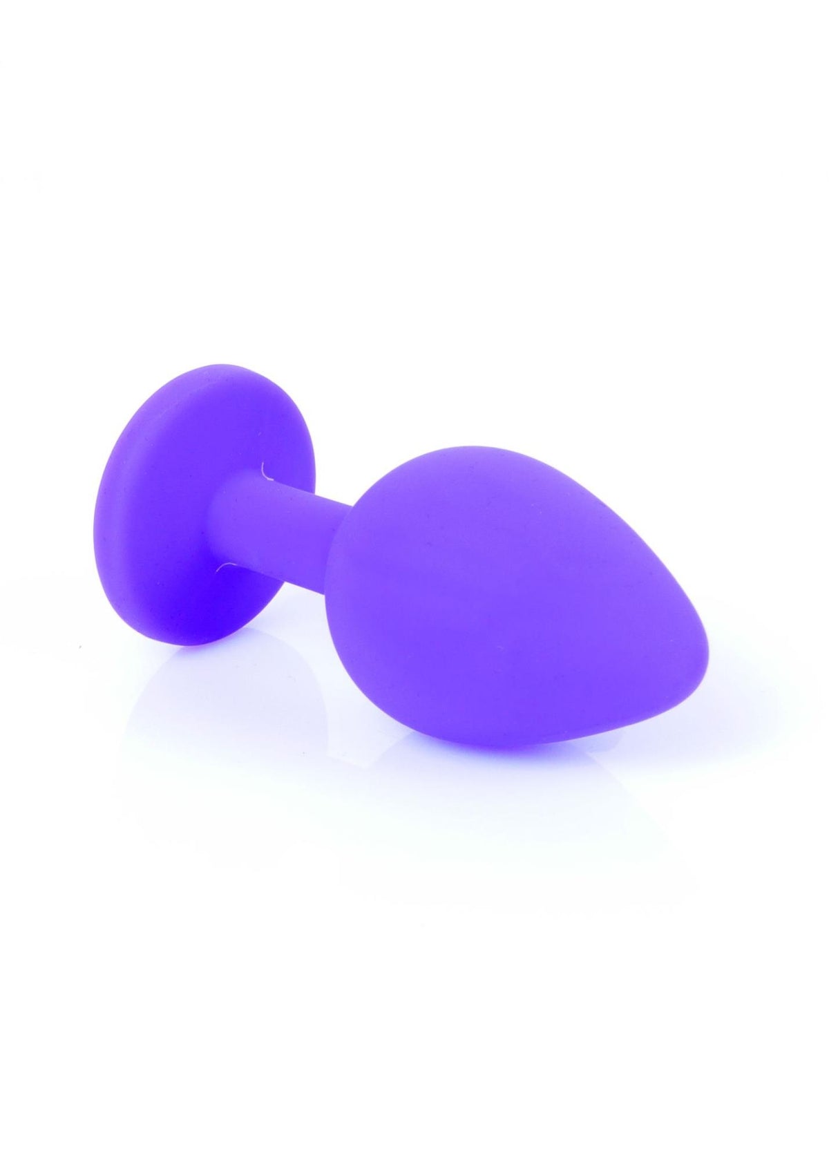 8-Silikonowy korek analny MyLove Toys fioletowy średni 8 cm-8
