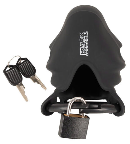 7-Black velvets Cock & Ball cage-7