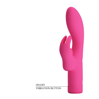 6-Wibrator króliczek Pretty Love Elivia 10 trybów punktu G silikonowy USB-6