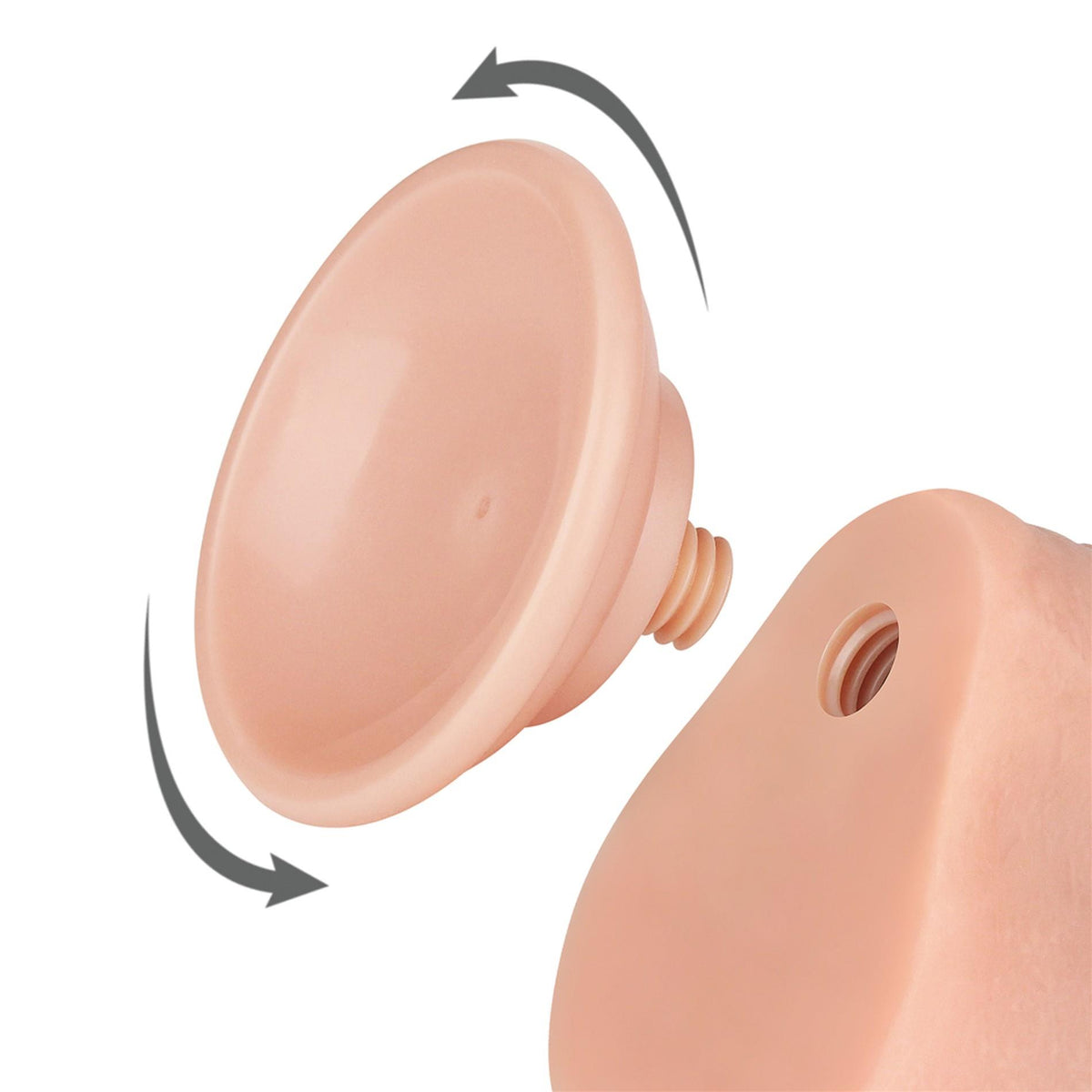 7-7'' Sliding Skin Dual Layer Dong Flesh-7
