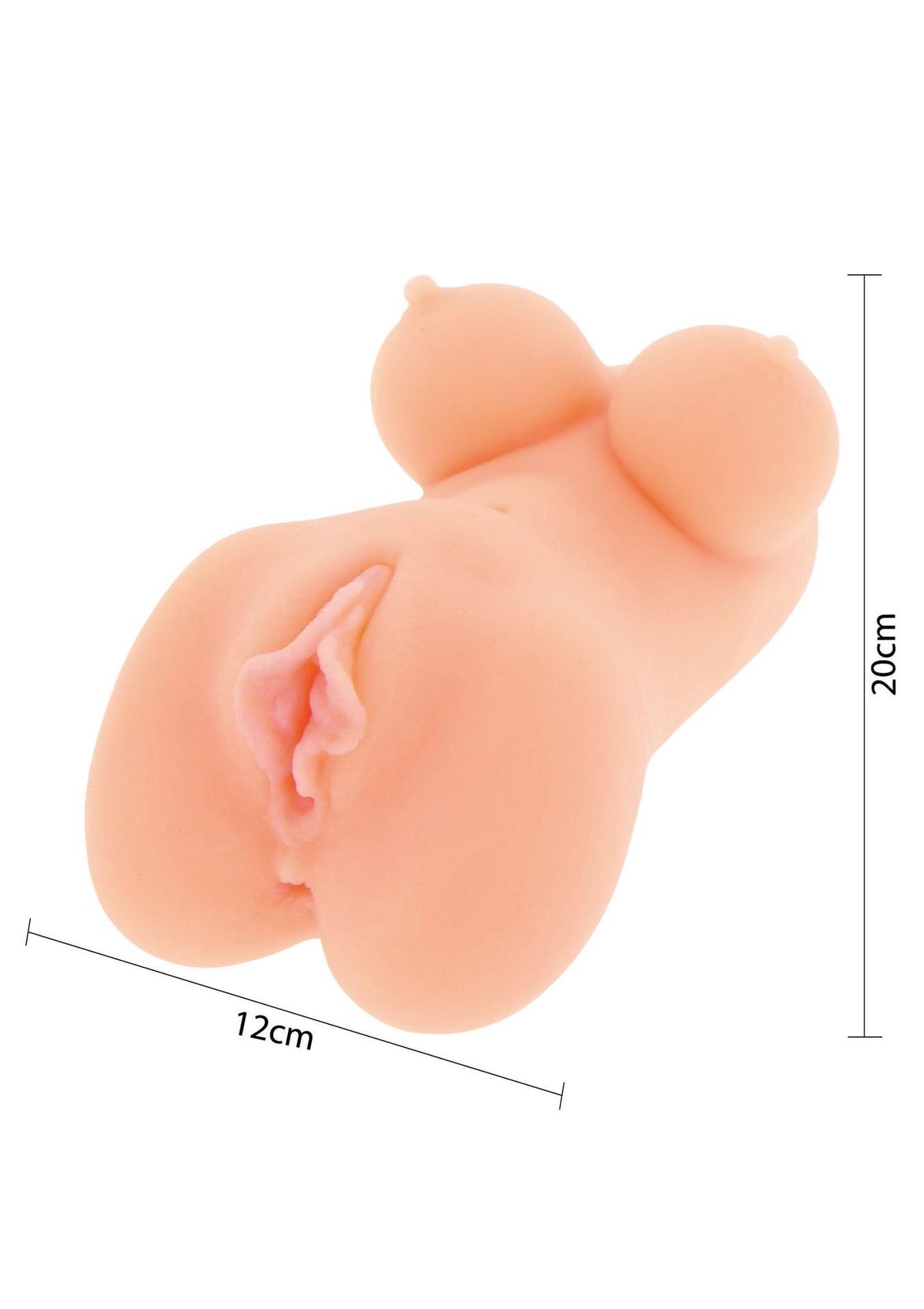 6-Masturbator Big Titty Fuck Cunt Hidden Desire jasny 20 cm-6