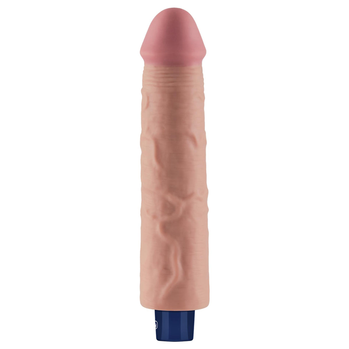 5-9.5" REAL SOFTEE Rechargeable TPE Vibrating Dildo(Flesh)-5