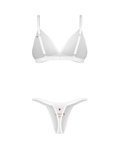 7-Komplet bielizny erotycznej Weddya Bride 3częściowy Obsessive L/XL-7