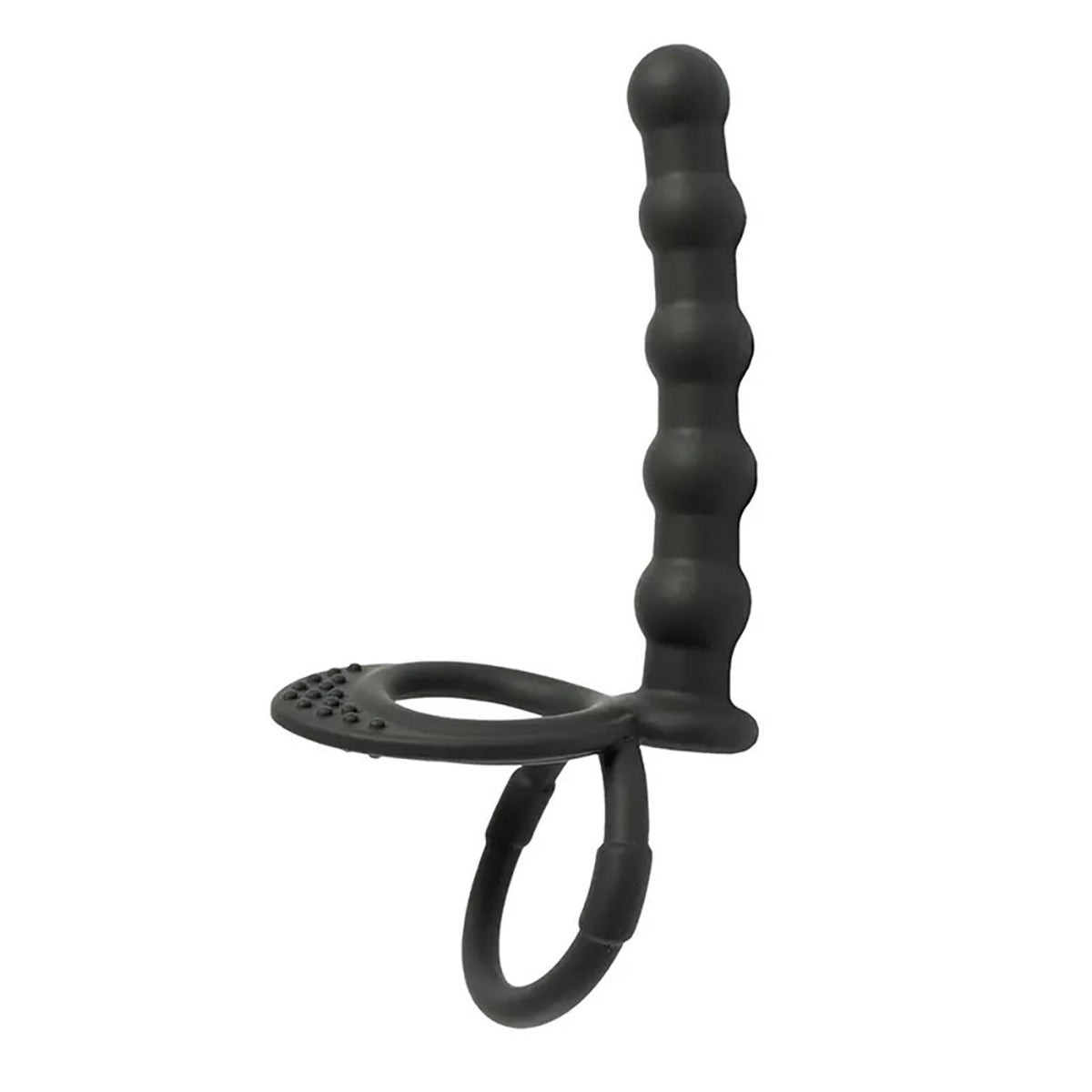 5-Strapon dildo silikonowe Fantasy do podwójnej penetracji 13,5 cm-5