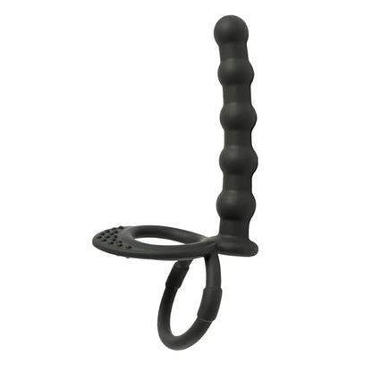 5-Strapon dildo silikonowe Fantasy do podwójnej penetracji 13,5 cm-5