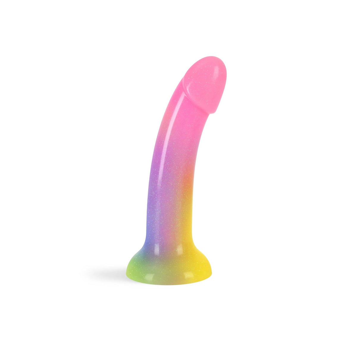 6-Dildo silikonowe zakrzywione Stargazer Love to Love 15 cm wielokolorowe-6