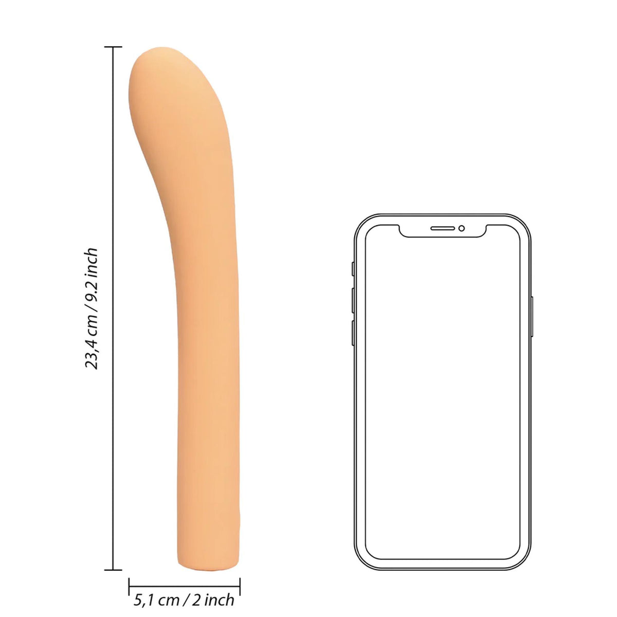 8-Wibrator G-Spot Brzoskwiniowy-8