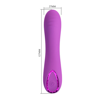 5-Wibrator punktu G Pretty Love DJ Dick silikonowy 10 wibracji USB-5