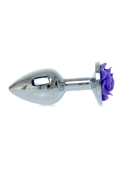 4-MyLove Toys - Jewellery Silver PLUG ROSE- Purple-4
