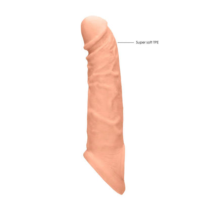 8-Przedłużka na penisa RealRock realistyczna TPE 22 cm-8