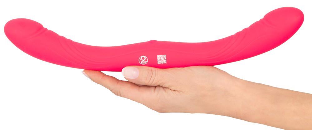 8-Podwójny wibrator silikonowy Couples Choice USB 31,2 cm-8