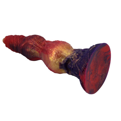6-Dildo silikonowe pofalowane Savage Beastlord 24 cm Power Monsters-6