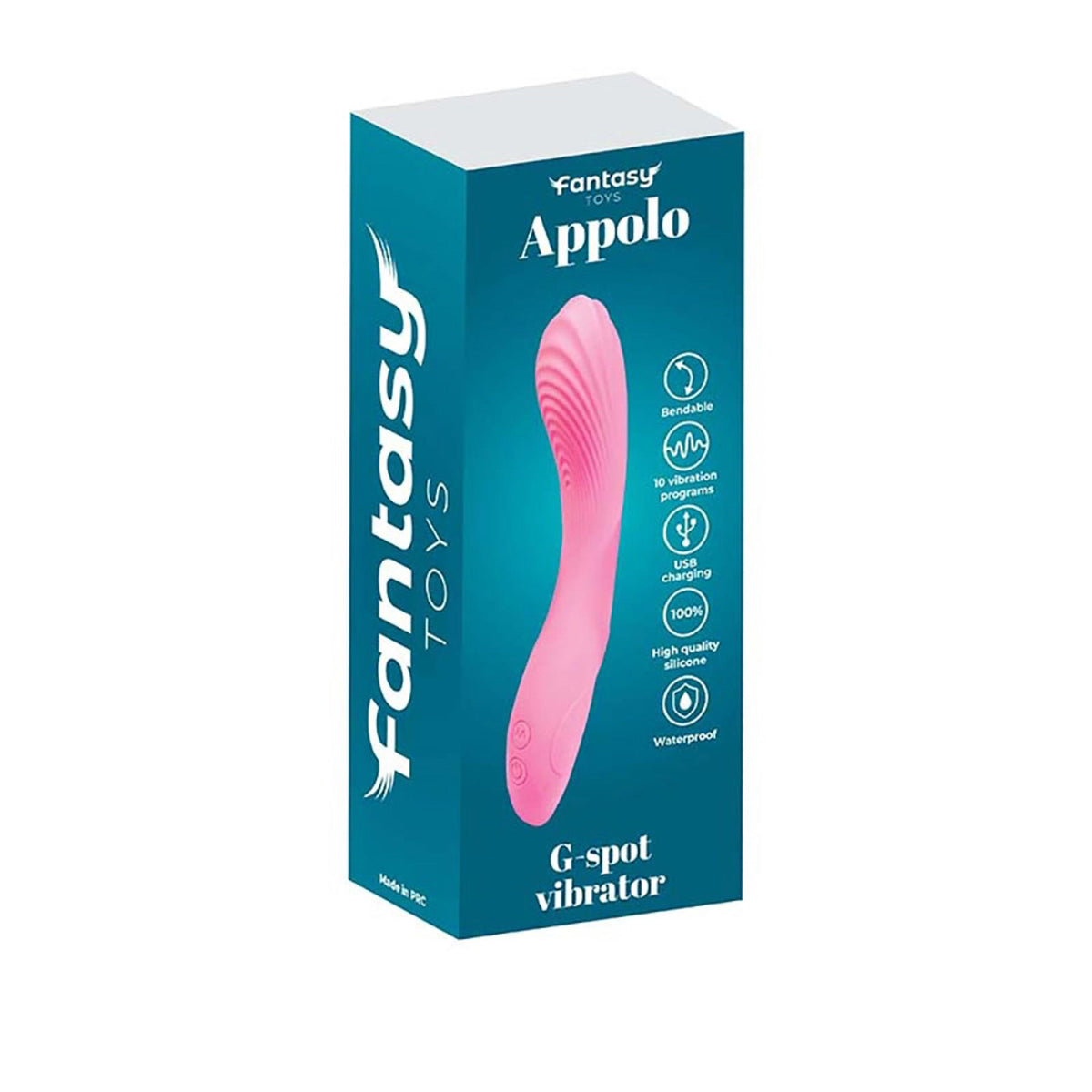 5-Wibrator punktu G silikonowy Fantasy Apollo USB 20 cm-5