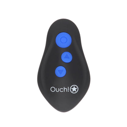 5-Wibrujący korek analny z elektrostymulacją Ouch! 12,3 cm-5