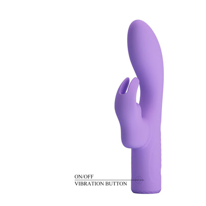 7-Silikonowy wibrator króliczek Pretty Love Elivia 10 funkcyjny punkt G USB-7