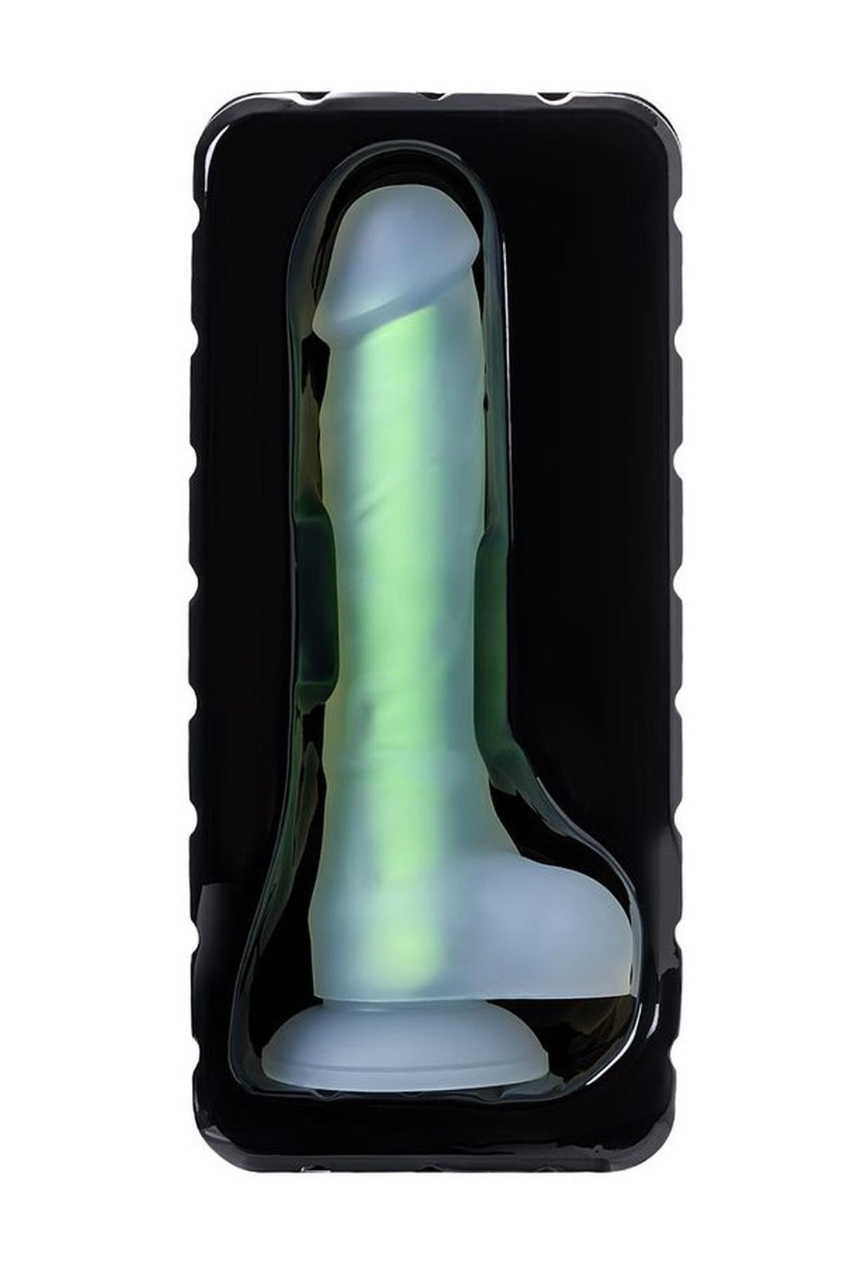 6-Dildo żelowe Beyond by Toyfa Wade Glow świecące zielone 14,5 cm-6