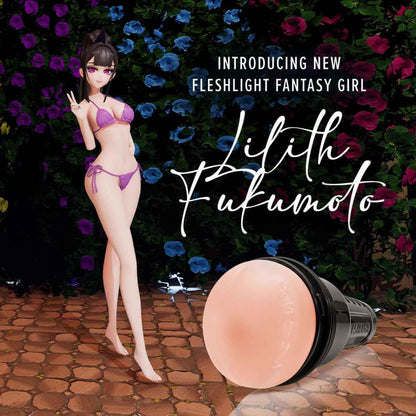 6-Masturbator Fleshlight Lilith Fukumoto Shokushu beżowy-6