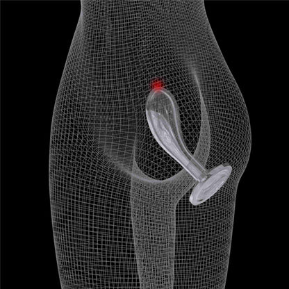 7-Flawless Clear Prostate Plug 6.0''-7
