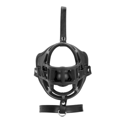 5-Kaganiec z odpinaną kulką Ouch! czarny 65 cm-5