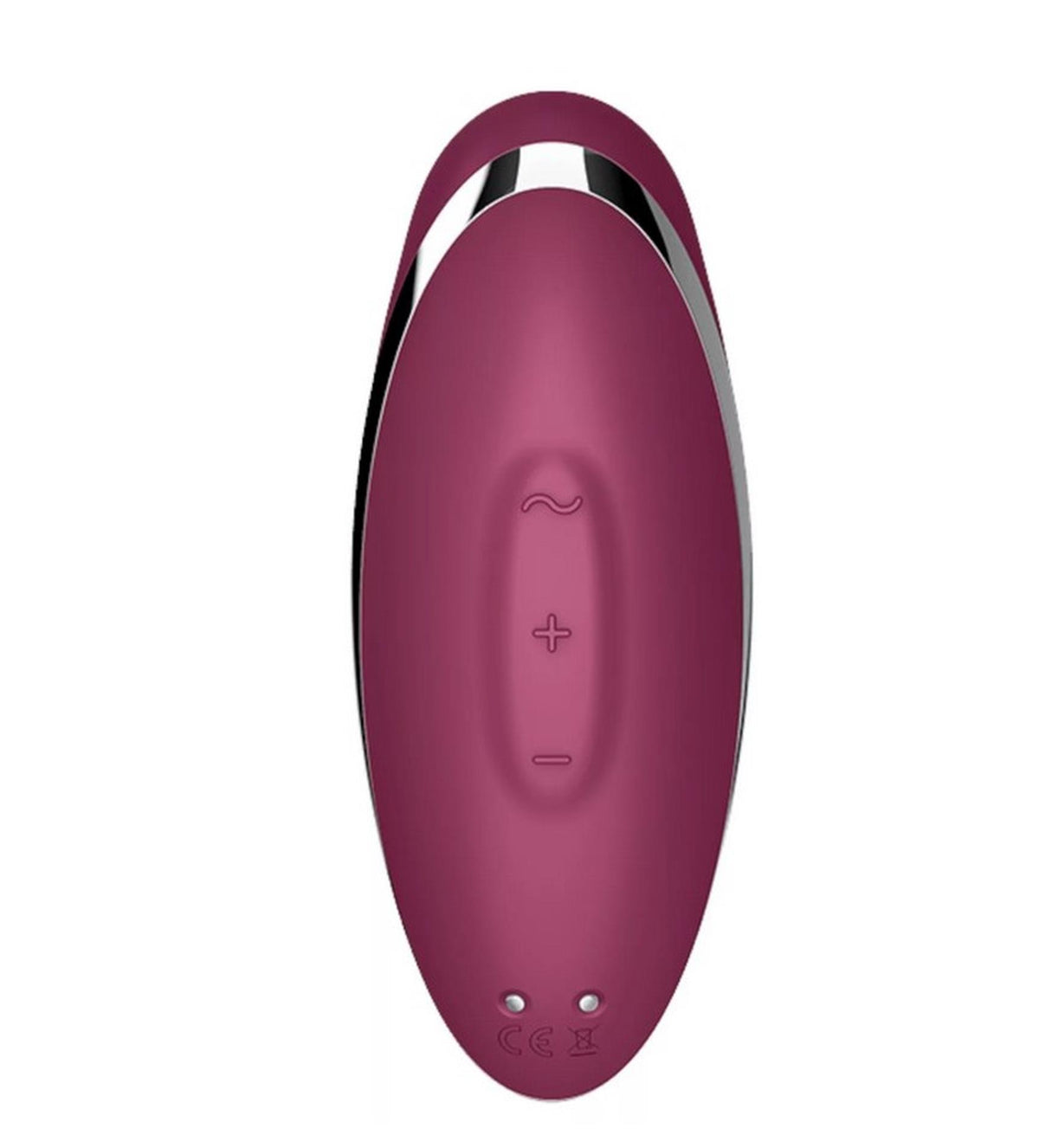 5-Stymulator łechtaczki Satisfyer Tap Climax 2 czerwony USB-5