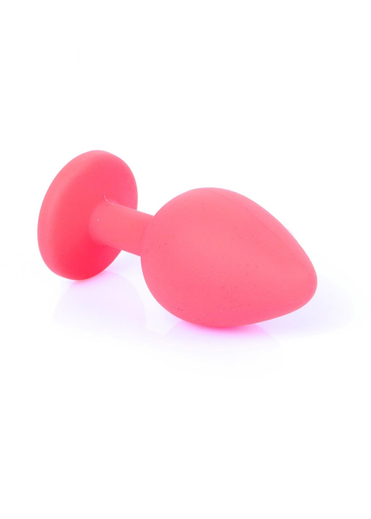 6-Silikonowa biżuteria analna MyLove Toys czerwona średnia 8 cm-6