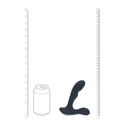 7-Masażer prostaty wibrujący pulsujący silikonowy Levelz czarny-7
