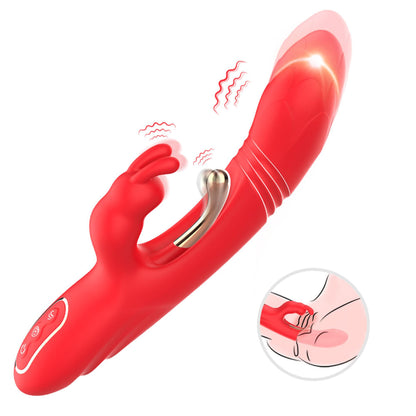 7-Wibrator króliczek B Series Joy silikonowy 23 cm USB-7