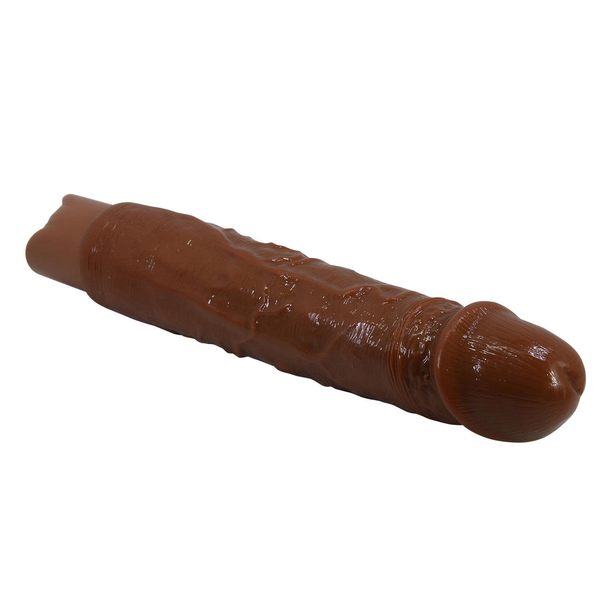 1-Realistyczny wibrator dildo Pretty Love Rufus brązowy USB-1