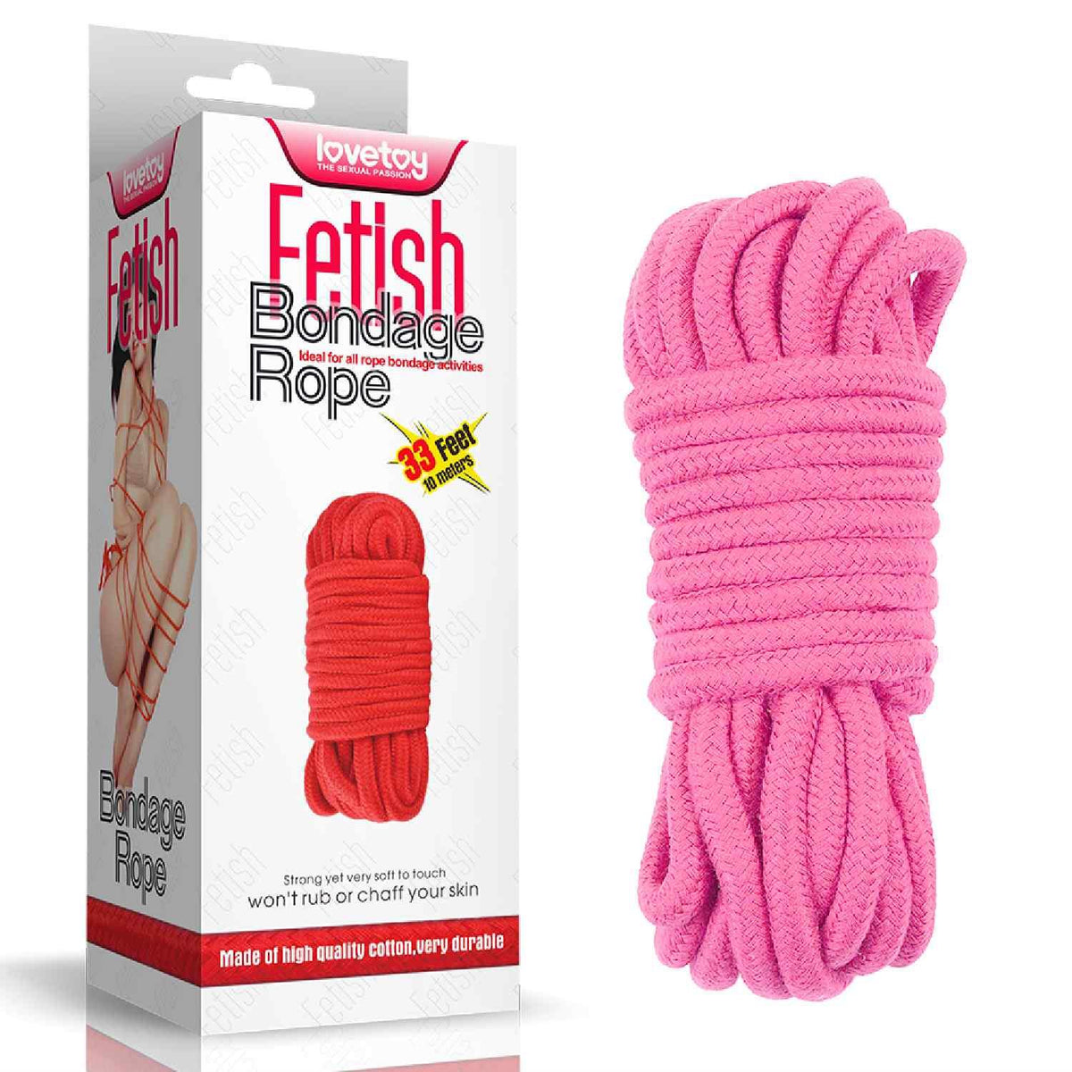 6-10 meters Fetish Bondage Rope Pink-6
