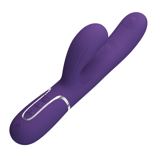 2-Wibrator króliczek Pretty Love silikonowy 14 funkcji USB-2