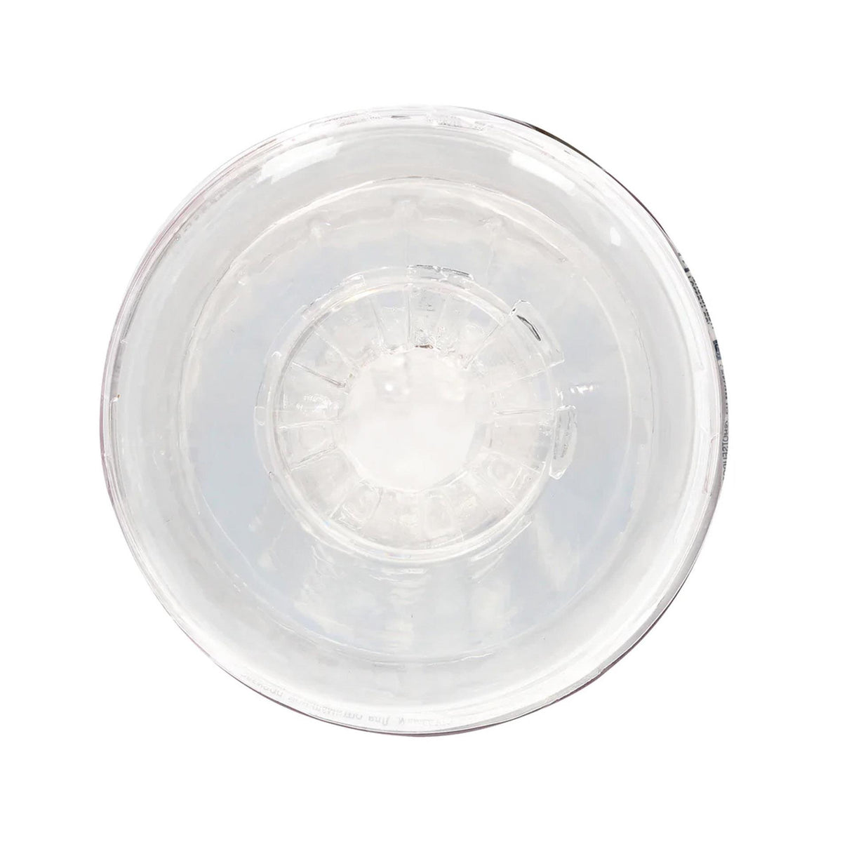6-Masturbator teksturowany Easy Rider RealRock transparentny 21 cm-6