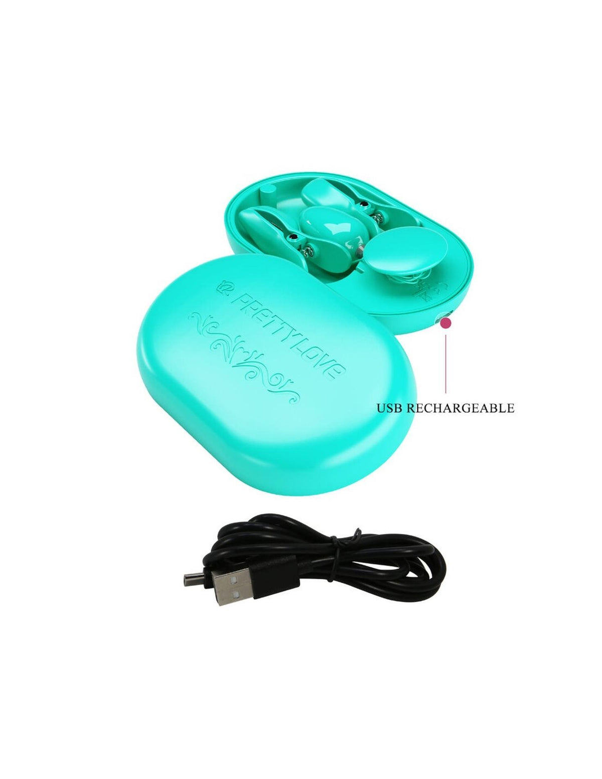 7-Klipsy na sutki Pretty Love elektrostymulacja wibrująca USB-7