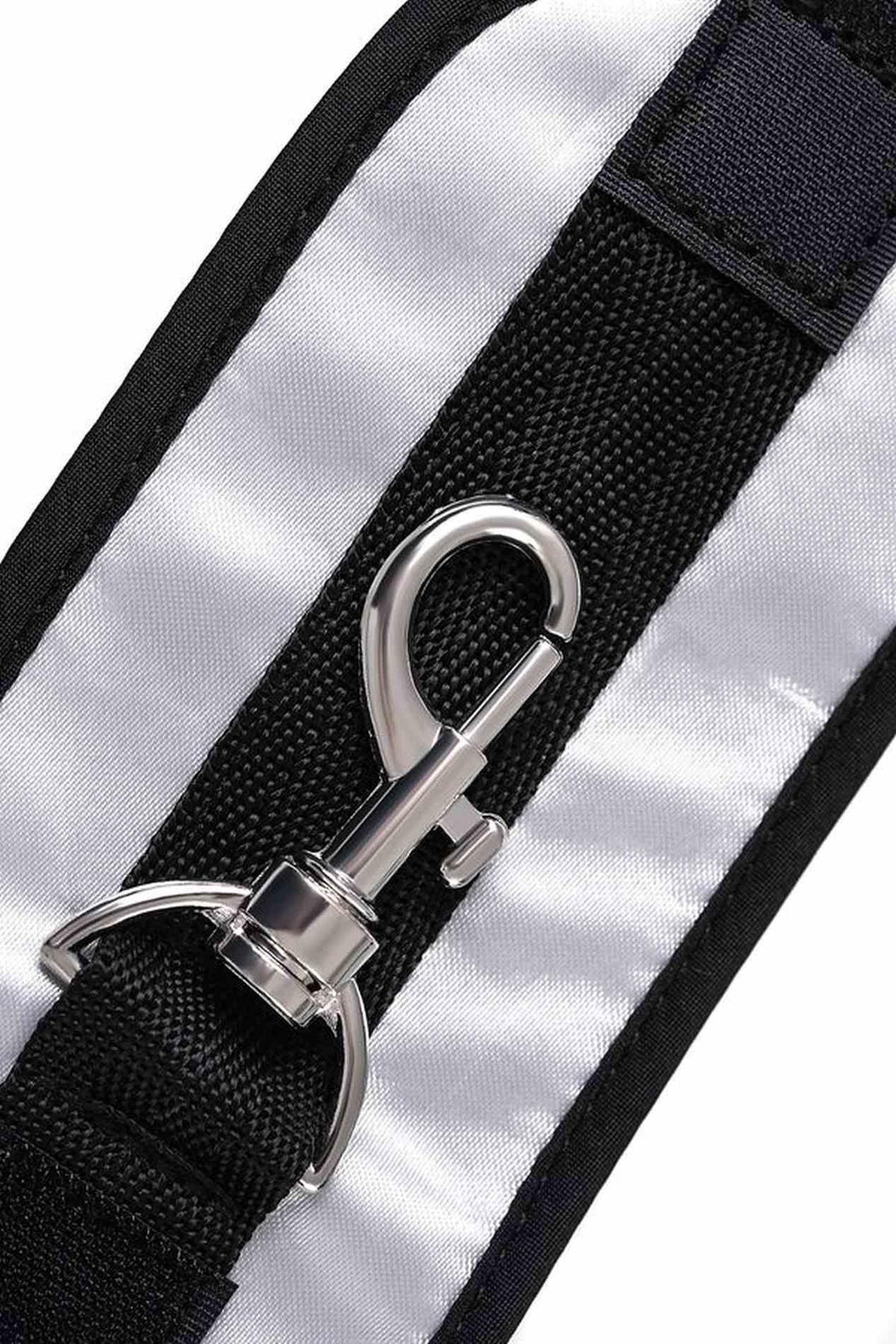 8-Srebrne kajdanki do drzwi Anonymo 23 cm-8