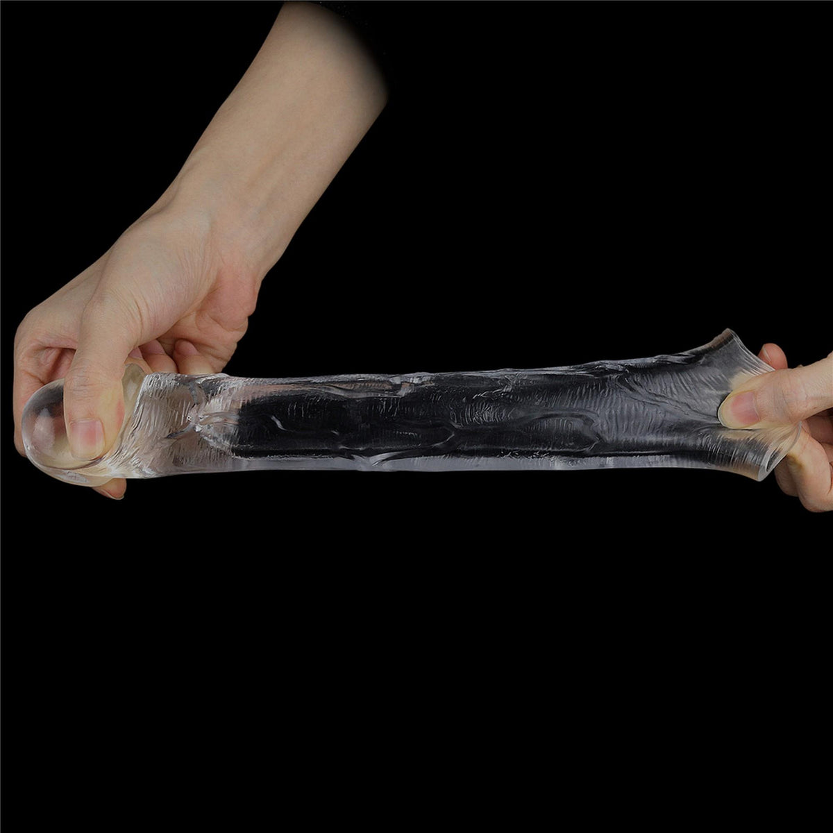 5-Flawless Clear Penis Sleeve Add 2''-5