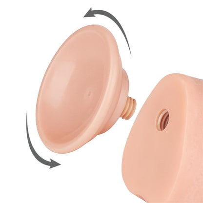 5-9.5'' Sliding Skin Dual Layer Dong Flesh-5