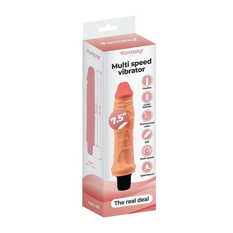 6-Wibrator miękki realistyczny Fantasy The Real Deal 19 cm-6