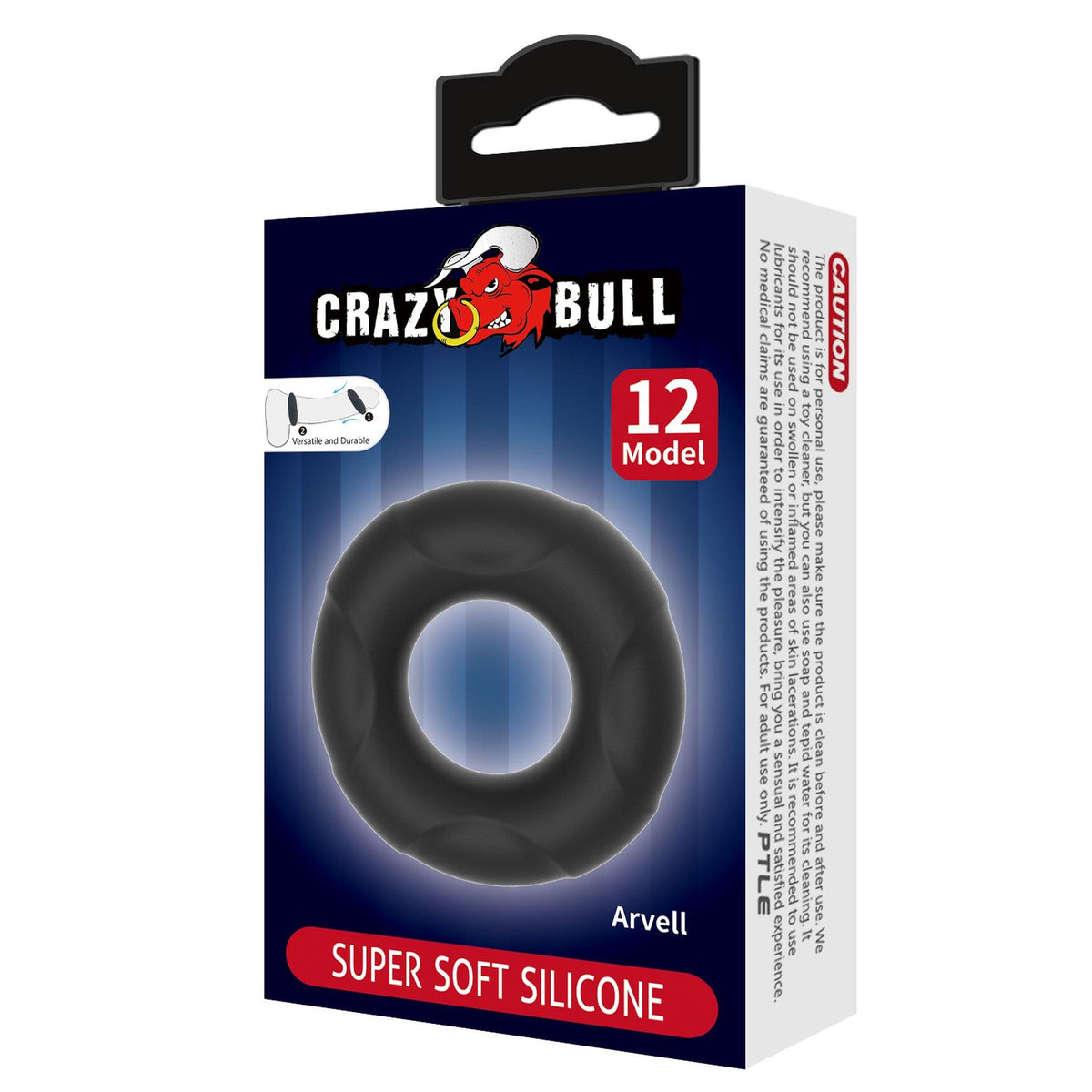 6-Pierścień silikonowy Arvell Crazy Bull wodoodporny 2,8 cm-6