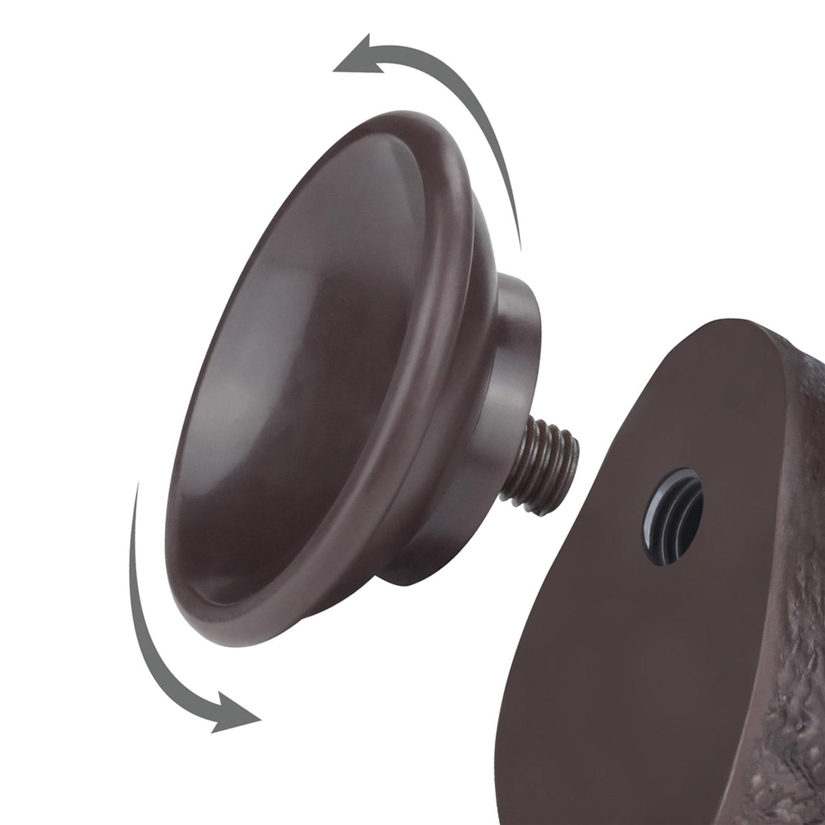 5-7.5'' Sliding Skin Dual Layer Dong Black-5