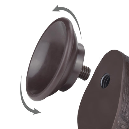 5-7.5'' Sliding Skin Dual Layer Dong Black-5