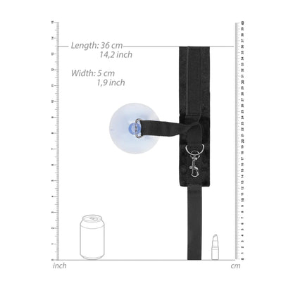 6-Kajdanki regulowane z przyssawkami Ouch! 27,5 cm-6