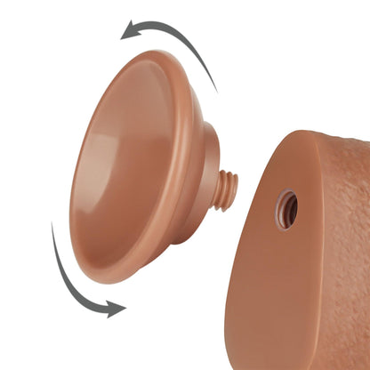 6-9.5'' Sliding Skin Dual Layer Dong Brown-6
