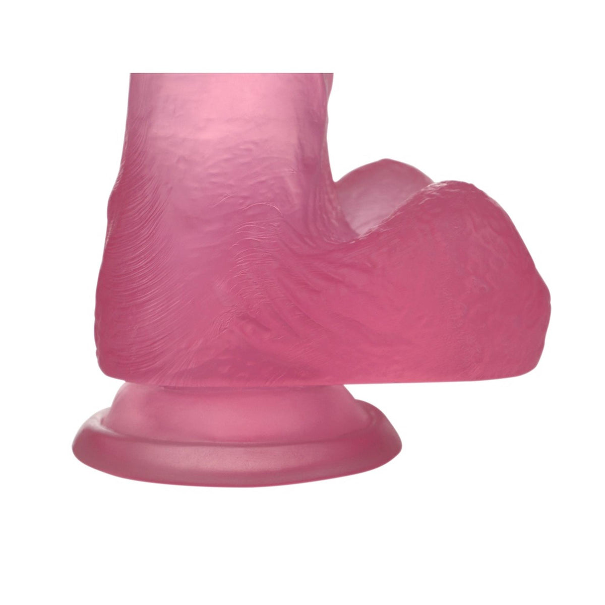 8-6"" Jelly Studs Crystal Dildo Small Pink-8