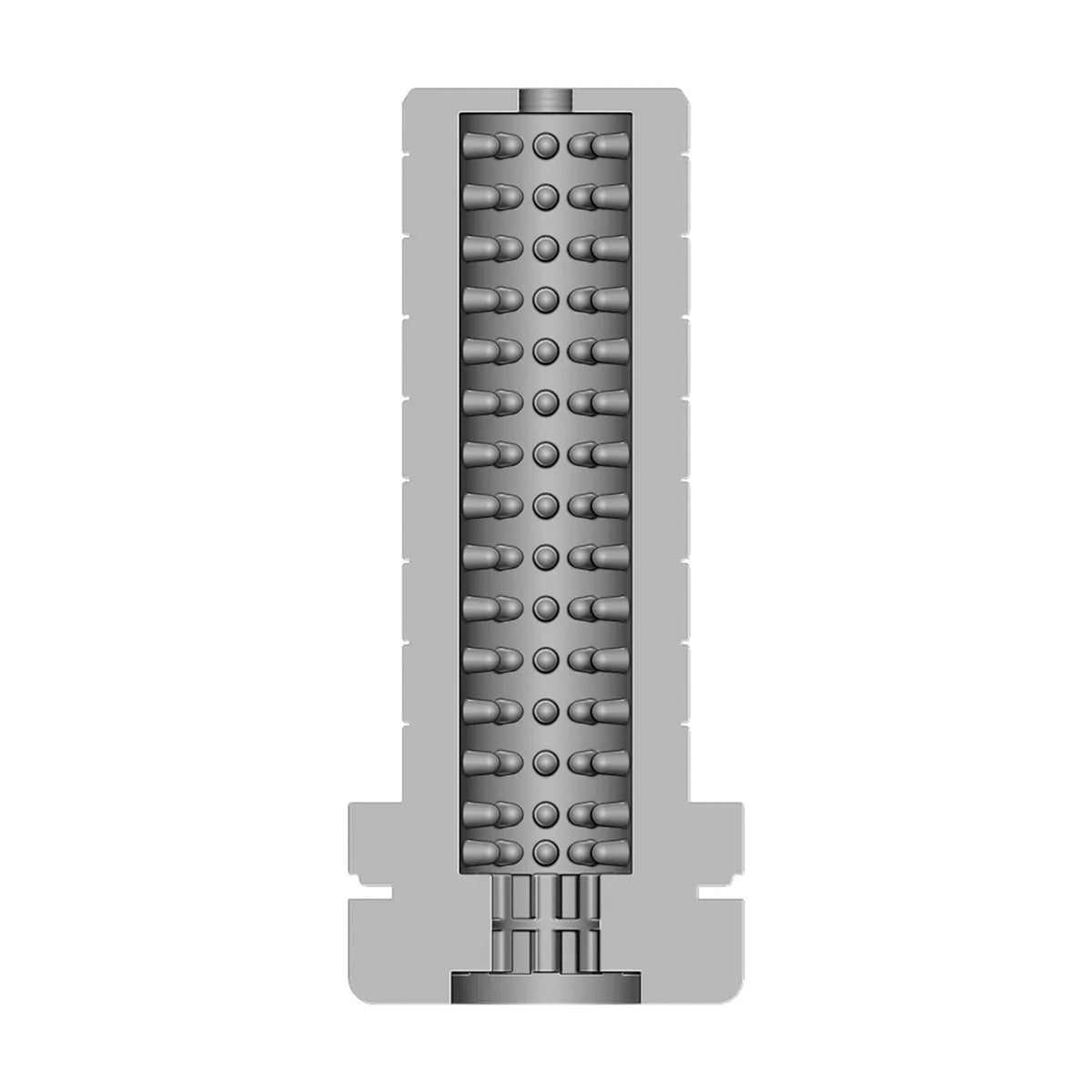 9-Masturbator teksturowany RealRock TPE 21 cm-9