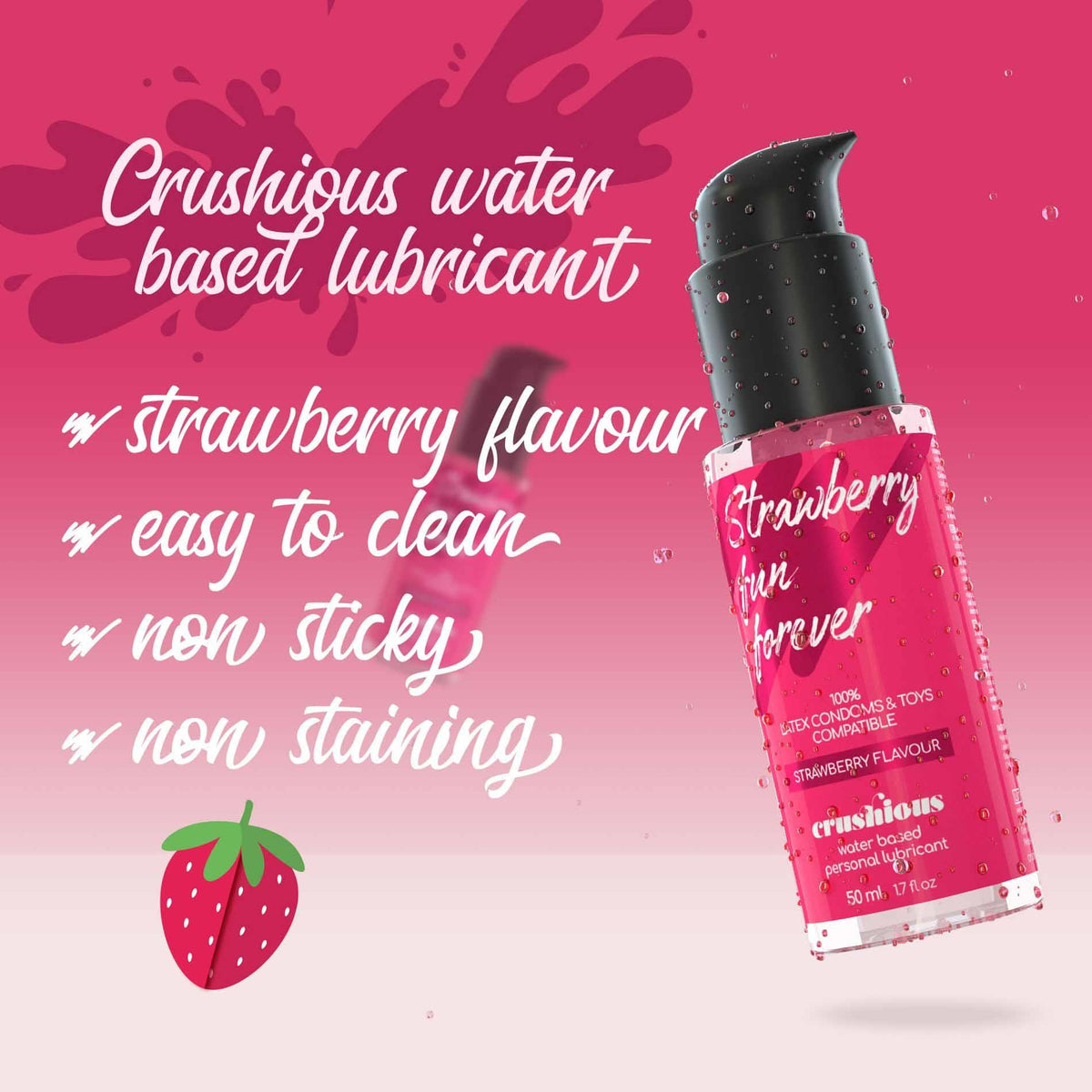 5-Lubrykant truskawkowy Crushious 50 ml-5