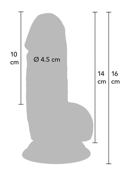 6-Dildo realistyczne Inferno Hidden Desire PVC 14 cm z przyssawką-6
