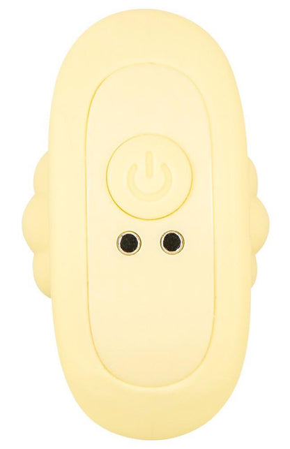 7-Plug wibrujący Cuties żółty silikonowy 7 trybów USB 8 cm-7