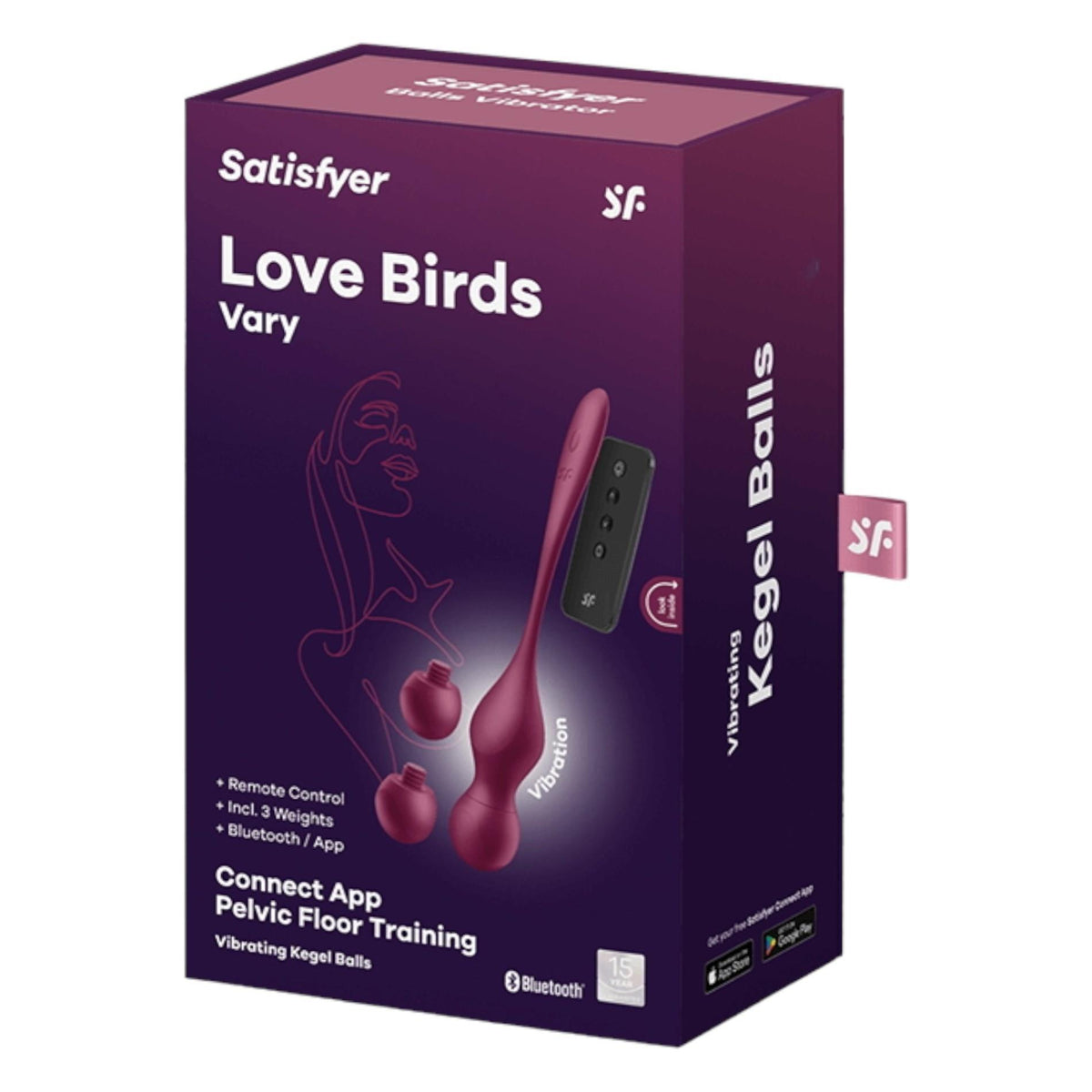 7-Wibrujące kulki Satisfyer Love Birds Vary z aplikacją i pilotem-7
