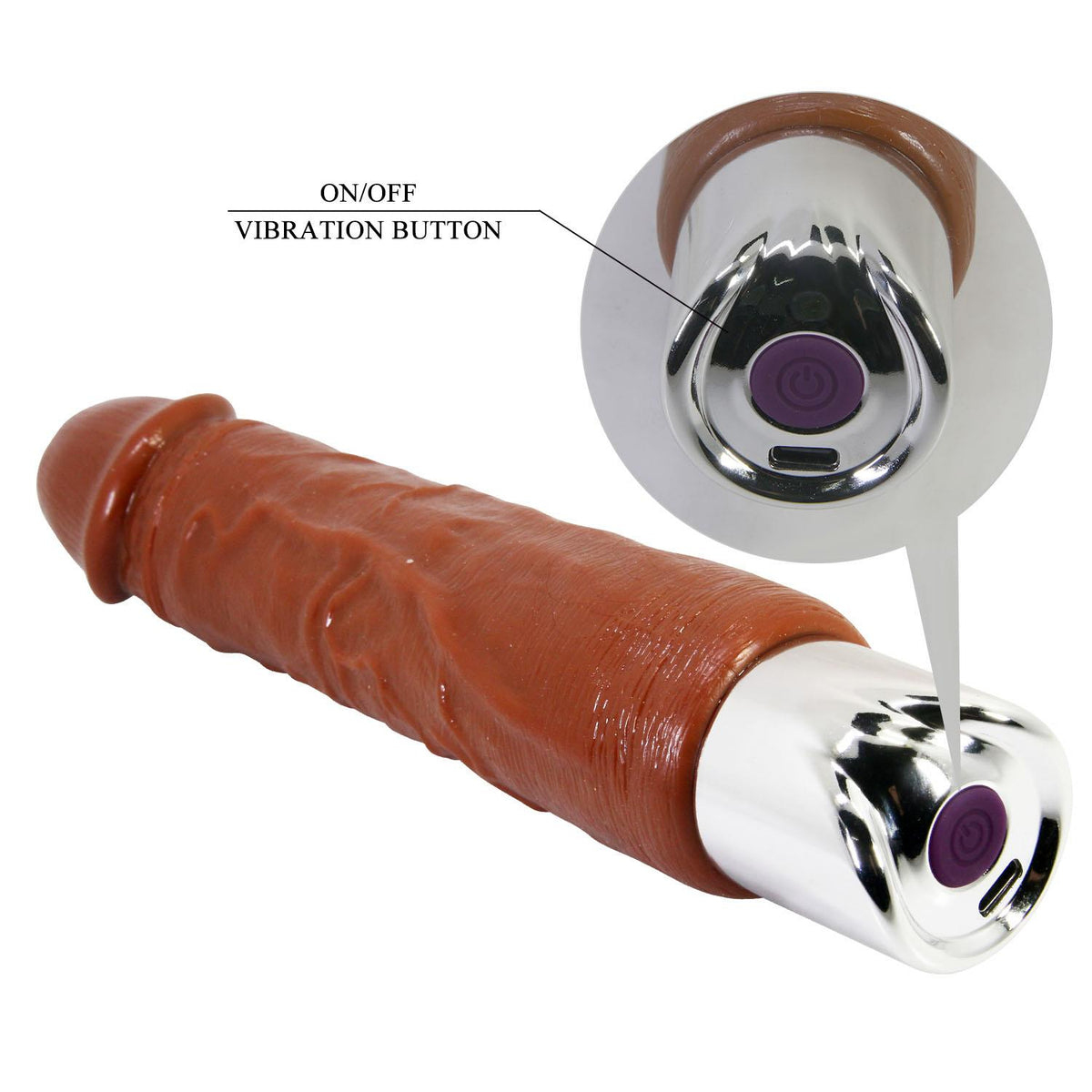 7-Wibrator realistyczny Pretty Love Rufus Pro USB wodoodporny-7