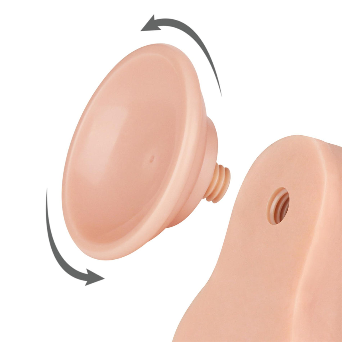 5-Dildo realistyczne Lovetoy dwuwarstwowe z przesuwającą się skórą 8.5 cala-5
